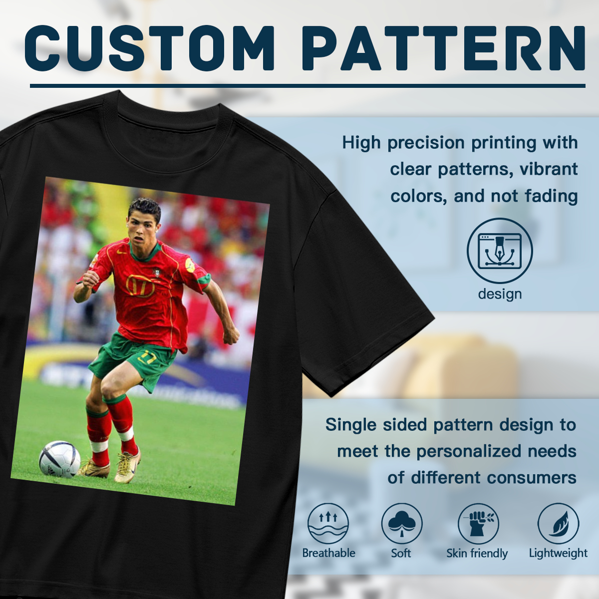 Epic Soccer Style Tee ¨C Perfect for Fans of the Beautiful Game