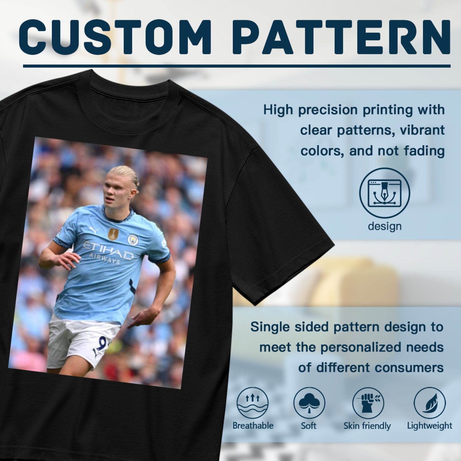 Football Striker Master Tee Represent the Power of the Beautiful Game